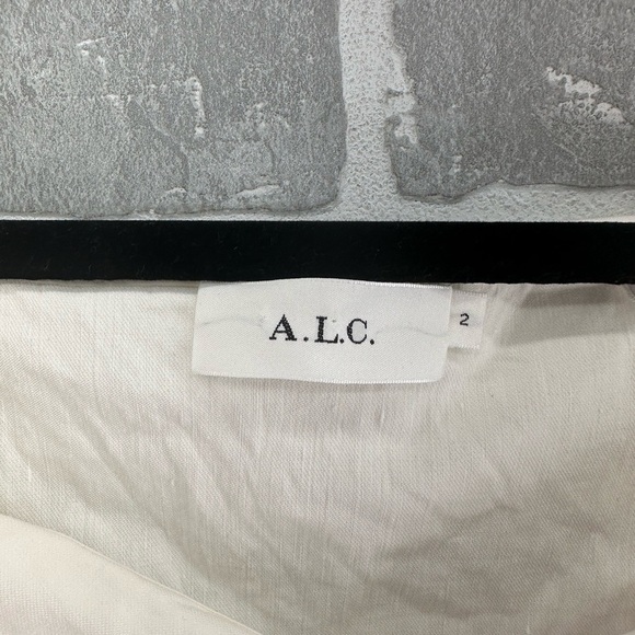 A.L.C. GRAHAM COLD SHOULDER MINI DRESS size 2 - Picture 2 of 8